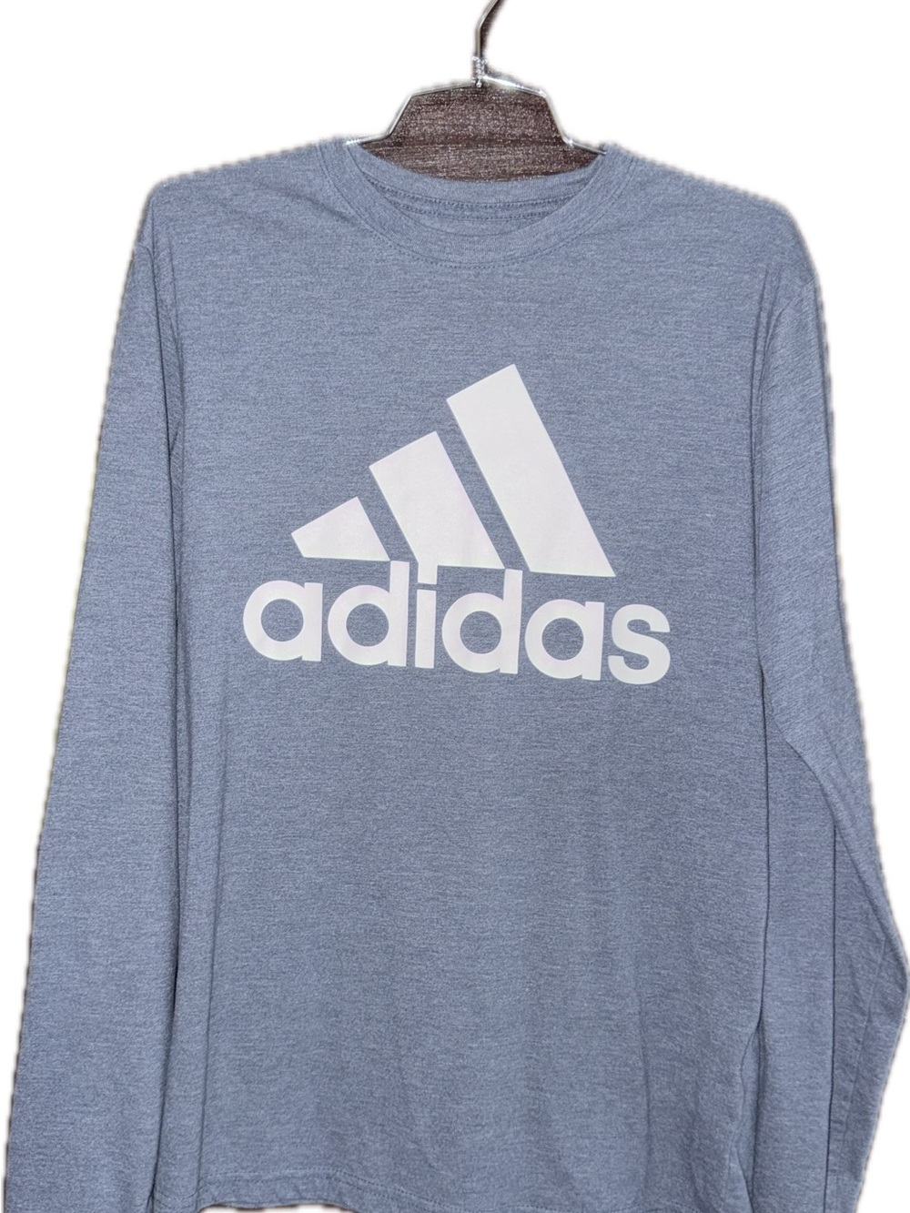 adidas GOLF Dark Blue Long Sleeve Logo Tee